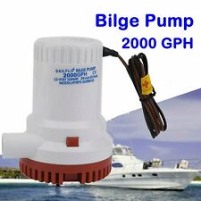 Electric Marine Bilge Sump Pump 2000gph 12v Unlike Rule 1500gph-2500gph-3000gph