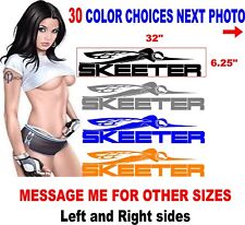 Skeeter Decals Decal Boat Bass Fishing 30 Color Choices Msg For Other Options