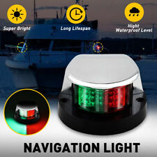 Led Boat Navigation Lights Red Green Marine Bow Light Lamp For Pontoon Dc 12v
