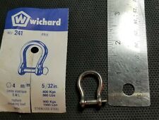 2 Qty Wichard 1241 Self Locking Bow Shackle Forged 316l Stainless 4mm 532