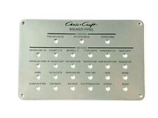 Chris Craft Boats Main 27 Breaker Switch Instrument Panel 11 14 X 7 14