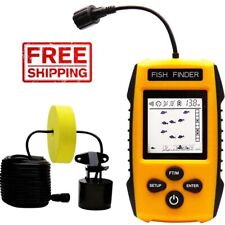 Handheld Sonar Fish Finder Gps Wireless Echo Sounder Portable Boat Alarm