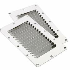 2x Stainless Steel Boat Vent Marine 13 Slots Cover Louvered Ventilation
