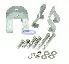Boat Trailer I Beam Guide Pole Post Mounting Bracket Kit Stainless Steel Bolts