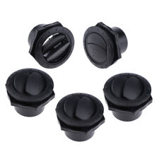 5pack Universal Round Ac Air Outlet Vent For Car Yacht Conditioner Black