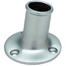 Chrome Plated Brass Flag Pole Socket For Boats - Fits 34 Inch Flag Poles