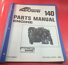 April 1982 Mercruiser Parts Manual 140 Engine C-90-86183