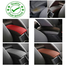 Center Console Armrest Lid Cover Accessories Black For 2014-2019 Toyota Corolla