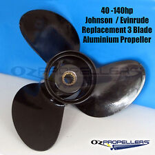 13 14 X 19 For Johnson Prop Evinrude Propeller 3 Blade Aluminium 40-140hp