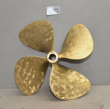 Brass Prop 22 Lh 22 Collectible Boat Propeller Four Blade Vintage 26 Lbs P1