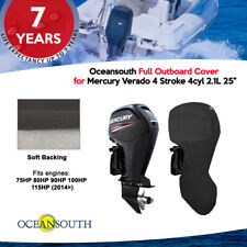 Oceansouth Outboard Full Storage Cover For Mercury 4cyl 2.1l 75hp-115hp 25 Leg