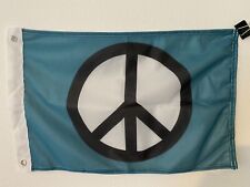 12x18 Peace Symbol Super Polyester Boat Motorcycle Flag Banner Grommets10