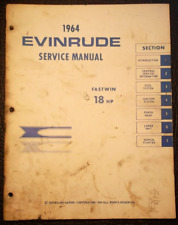 1964 Omc Evinrude Service Manual Fastwin 18 Hp Pn4150 Shop Repair Guide