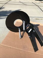 Large Black Trolling Plate Powder Coated With A Hole Lowest Price
