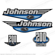Fits Johnson 1999-2000 Oceanpro 200hp Outboard Decal Kit - You Choose Color