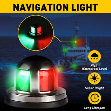 2in1 Red Green 16-led Navigation Lights Marine Bow Light Lamp For Boat Pontoon