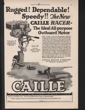 1928 Caille Boat Motor Engine Race Sport Nautical Hydro Outboard Detroit A21810