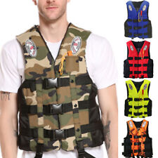 High Visibility Approved Life Jackets Adult Survival Suit Fishing Vest Safety