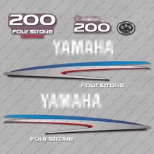 Yamaha 200 Hp Four Stroke Outboard Engine Decals Sticker Set Reproduction