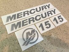 Mercury Vintage Outboard Motor 15 Hp Decal Kit Free Ship Free Fish Decal