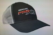 Mercury Outboards Parts New Mercury Pro Xs Black Grey Mesh Cap Hat