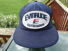 Vtg Evinrude Outboard Motor Trucker Cap Patch Hat Horizon Brand