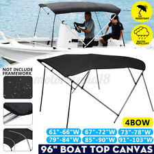 Boat Pontoon 3 Bow 4 Bow Bimini Top Replacement Canvas Cover No Frame 600d Us