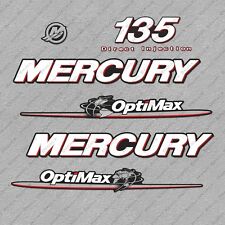 Mercury 135 Hp Optimax Outboard Engine Decals Sticker Set Reproduction 135hp