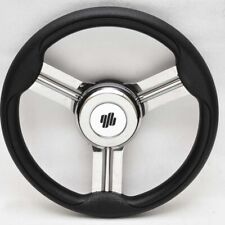 Uflex Boat Steering Wheel 42843s V20b 13 34 Inch Black Stainless