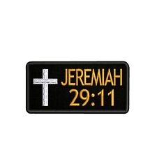 Jeremiah Rocker Embroidered Patch Christian Religious Iron-on Bible Verse Jesus