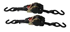 Ratchet Tie Down Reese Pair Anchor Retractable Transom Trailer Boat Hook Strap 6