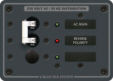 Blue Sea Marine 230v Ac European 16a Main Circuit Breaker Panel 8a Circuit