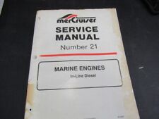 1995 Mercruiser 21 Marine Engines In-line Diesel Service Manual Pn 90-806934