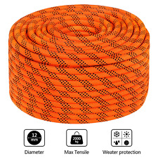 100ft Double Braid Polyester Rope Rigging Cords 7168400lbs Breaking Strength