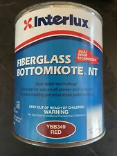 Interlux Fiberglass Bottomkote Nt Marine Bottom Paint Red Quart