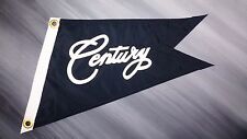 Century Boat Burgee Pennant Flag 1960-1961 Black