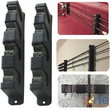 Horizontal Boat Fishing Rod Rack Wall Mount Vertical Holder Storage Pole Stand