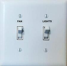 Light Switch Labels - Transparent Switch Identifier System For Organizing