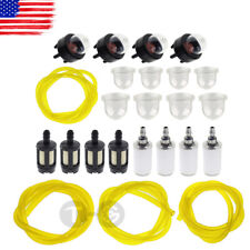 Fuel Filter Line Primer Bulb Kit 4size For Walbro Poulan Chainsaw Weedeater