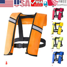 Inflatable Life Jacket Adult Water Sports Swimming Fishing Survival Life Vest Us