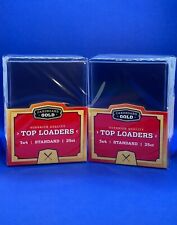 Cardboard Gold Top Loaders Standard 3x4 Cbg Toploader 25 50 100 200 500 1000