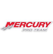 Mercury Outboard Parts Pro Team Red Gray - White Background Decal Sticker