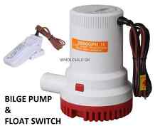New 12v Marine Bilge Pump With Float Switch 2000gph 12v Compare To Rule
