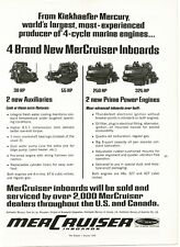 1968 Mercury Mercruiser Inboard Boat Motors 30-325 Hp Vintage Print Ad
