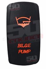 Bilge Pump Spst Rocker Switch Orange Fits Alumaweld Bayliner Cobalt Chris Craft