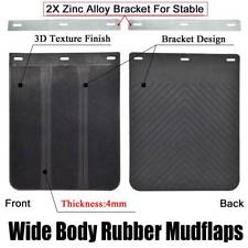 2x Universal 15x12 Heavy Duty Rubber Mudflaps Mud Flaps Splash Guards Mudguard