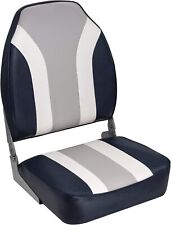 Wise 8wd1062ls-932 Classic Stripe High Back Boat Seat Navy-white-grey