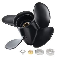 10.6 X 12 Boat Propeller 4 Blades Prop For Mercury Outboard 25-70hp 13 Tooth