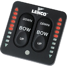 Lenco 15170-001 Electric Trim Tab Switch Kit For Single Actuator Led Indicator