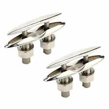 2 Pack 6-12 Boat Pop Up Cleat Flush Mount Stainless Steel Boat Marine Chocks